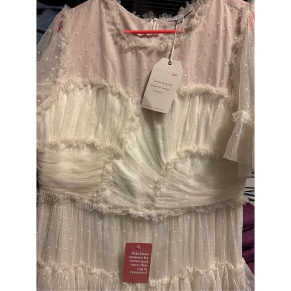 Ivy city co whimsical dress size XXL maxi tulle bridal - NWT - Picture 7 of 8